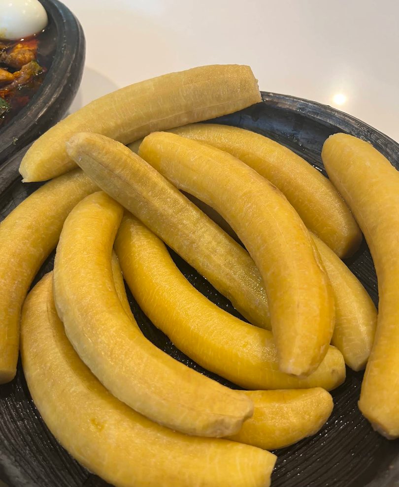 Boiled Cut Green Plantains