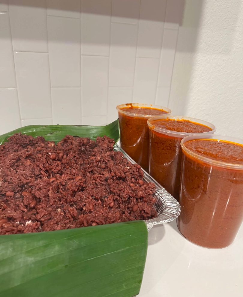 Waakye - Large Pan with Stew